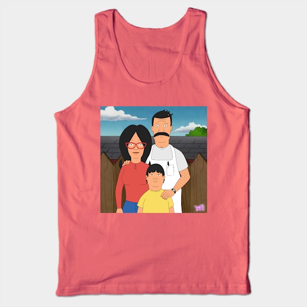 Burgers Belcher Family KOTH Tank Top by Tommymull Art 